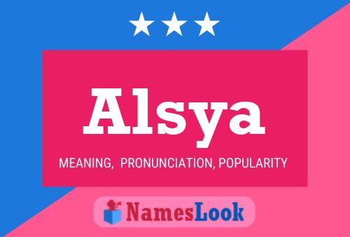 Poster del nome Alsya