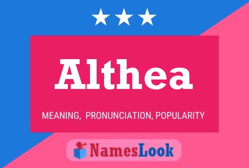 Poster del nome Althea