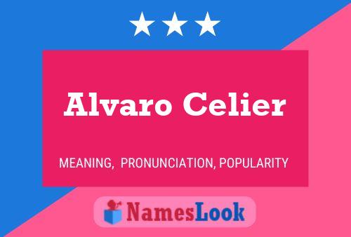 Poster del nome Alvaro Celier