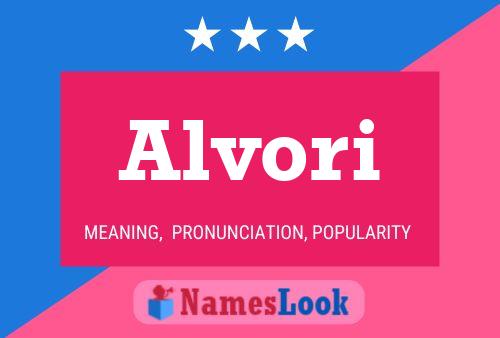 Poster del nome Alvori