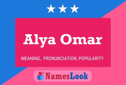 Poster del nome Alya Omar