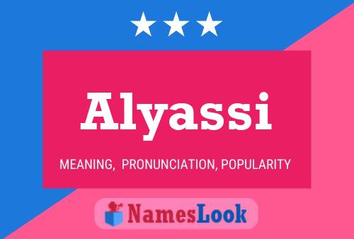 Poster del nome Alyassi