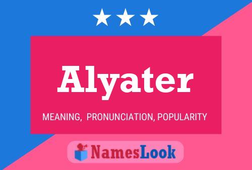 Poster del nome Alyater