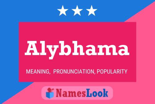 Poster del nome Alybhama