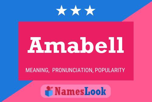 Poster del nome Amabell