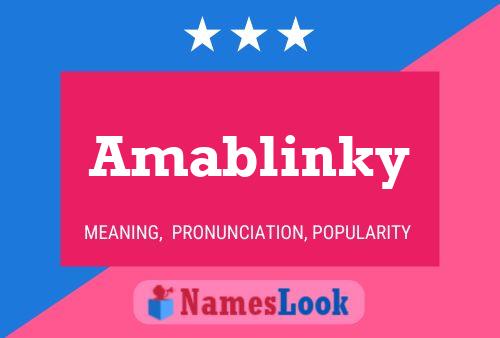 Poster del nome Amablinky