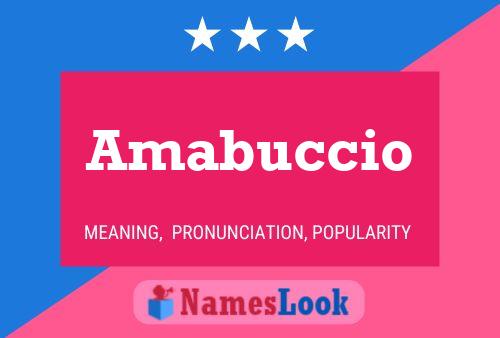 Poster del nome Amabuccio