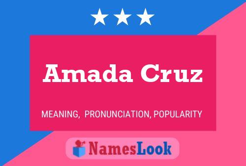 Poster del nome Amada Cruz