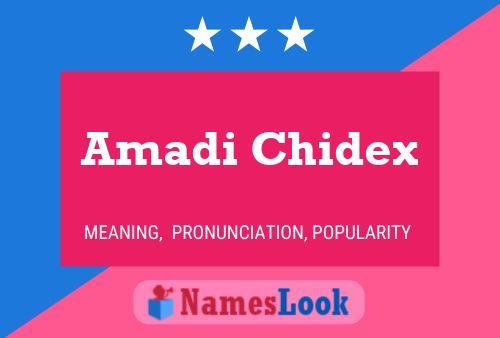 Poster del nome Amadi Chidex