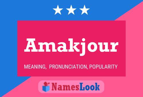 Poster del nome Amakjour