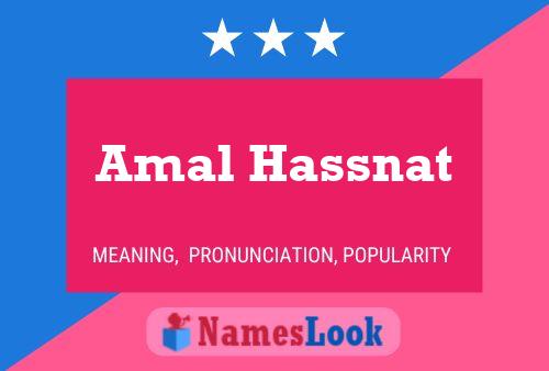 Poster del nome Amal Hassnat