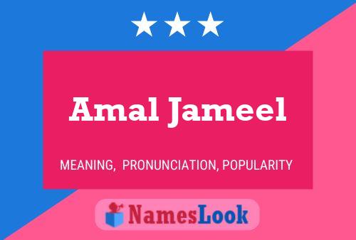 Poster del nome Amal Jameel