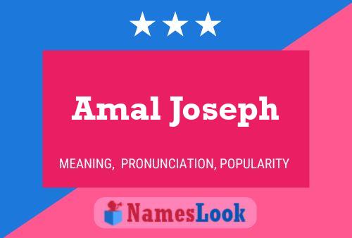 Poster del nome Amal Joseph