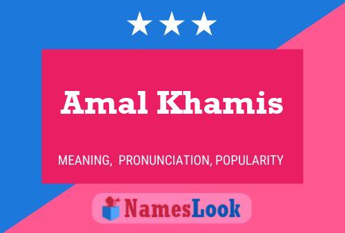 Poster del nome Amal Khamis