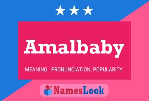 Poster del nome Amalbaby