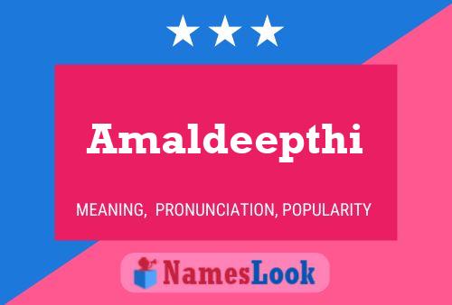 Poster del nome Amaldeepthi