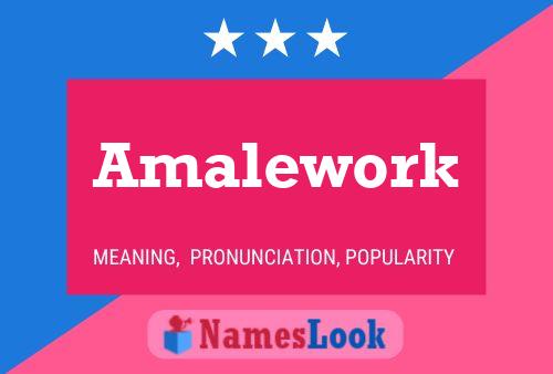 Poster del nome Amalework