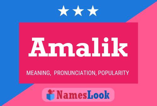 Poster del nome Amalik