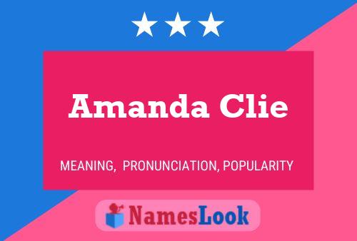 Poster del nome Amanda Clie