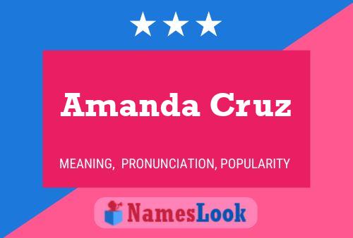 Poster del nome Amanda Cruz