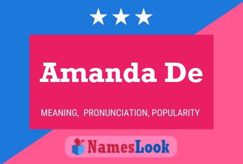 Poster del nome Amanda De