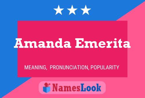 Poster del nome Amanda Emerita