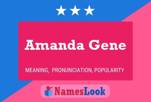 Poster del nome Amanda Gene