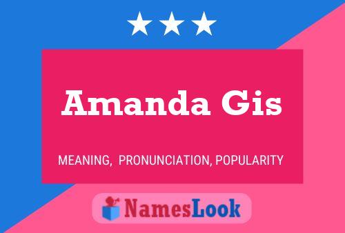 Poster del nome Amanda Gis