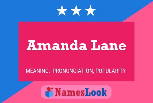 Poster del nome Amanda Lane