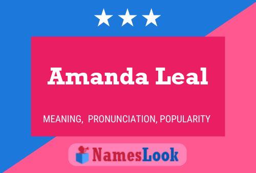 Poster del nome Amanda Leal