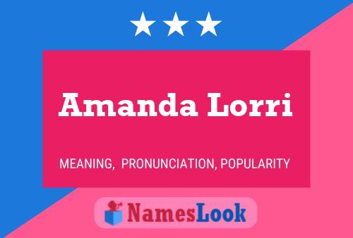 Poster del nome Amanda Lorri