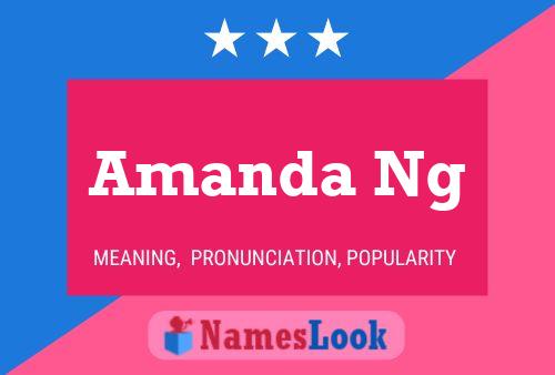 Poster del nome Amanda Ng