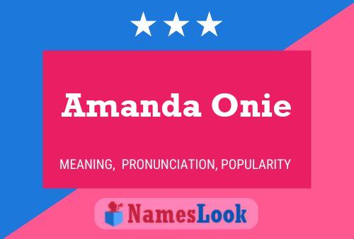 Poster del nome Amanda Onie