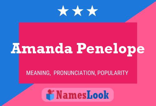 Poster del nome Amanda Penelope