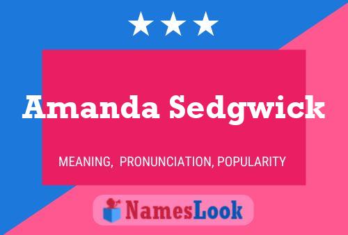 Poster del nome Amanda Sedgwick