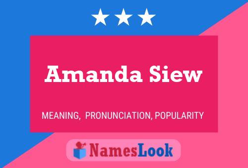 Poster del nome Amanda Siew