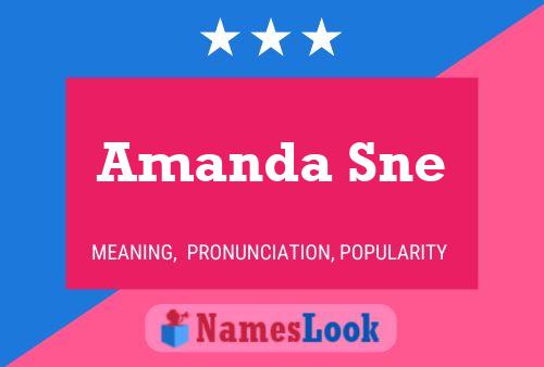 Poster del nome Amanda Sne