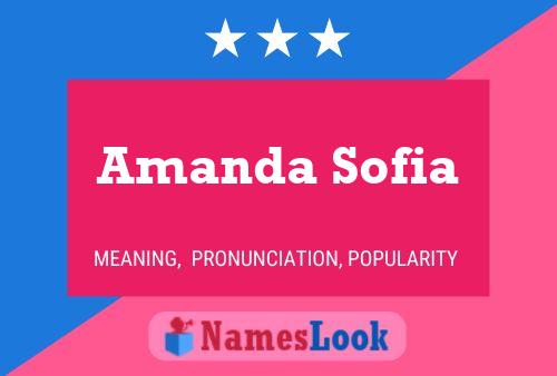 Poster del nome Amanda Sofia