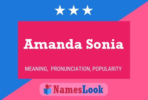 Poster del nome Amanda Sonia