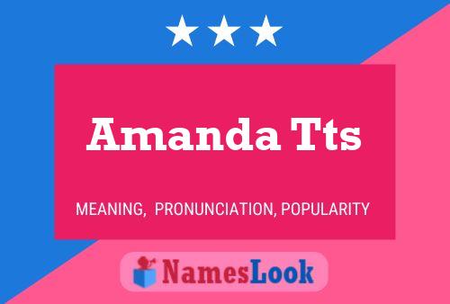 Poster del nome Amanda Tts