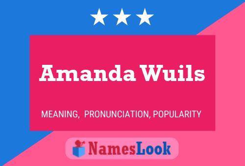 Poster del nome Amanda Wuils