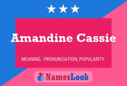 Poster del nome Amandine Cassie