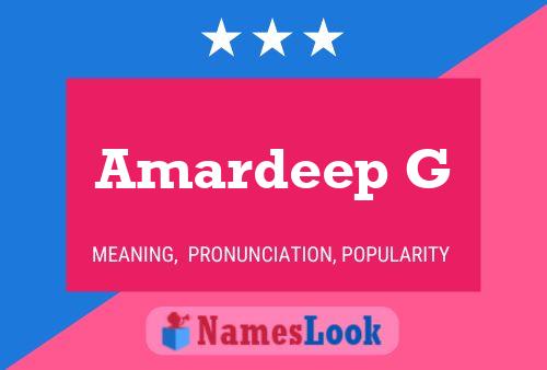 Poster del nome Amardeep G