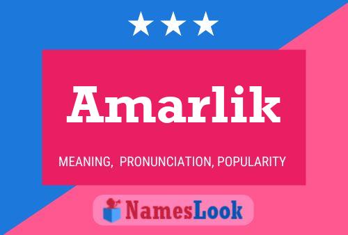 Poster del nome Amarlik