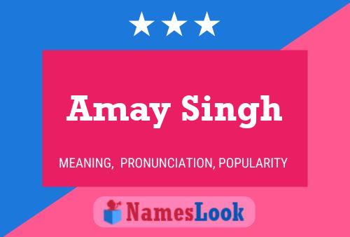 Poster del nome Amay Singh