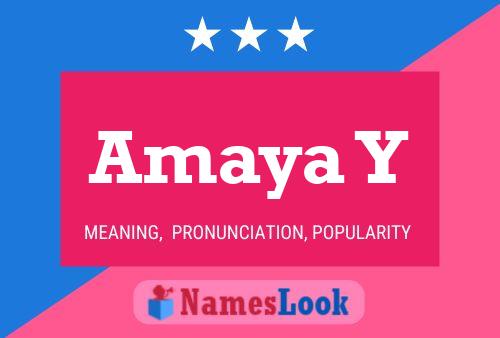 Poster del nome Amaya Y