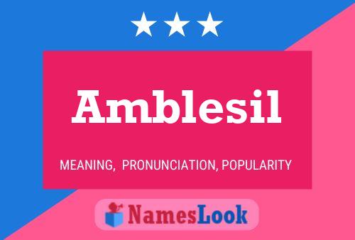 Poster del nome Amblesil