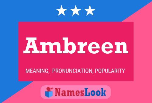 Poster del nome Ambreen