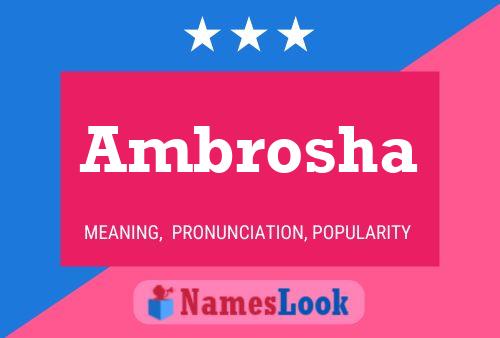 Poster del nome Ambrosha