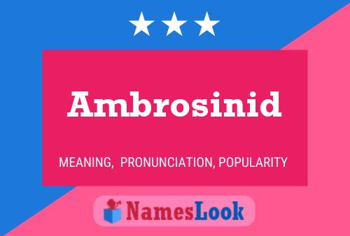 Poster del nome Ambrosinid